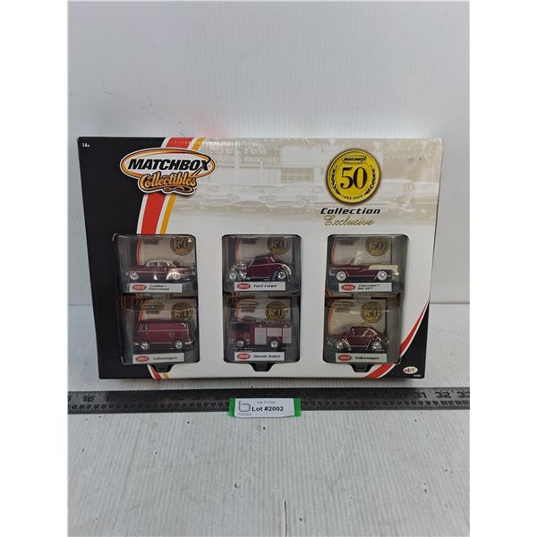 NIB Matchbox 50 Year Commemoration Set of 6 Vehicles