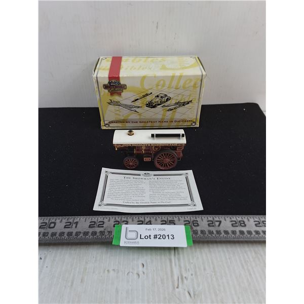 In Box Matchbox "The Showman's Engine" w/Certificate