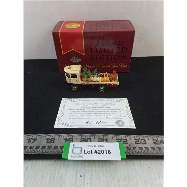 In Box Matchbox Exclusive "F.C. Conybeare Gardeners" 1918 Atkinson Steam Wagon w/Certificate