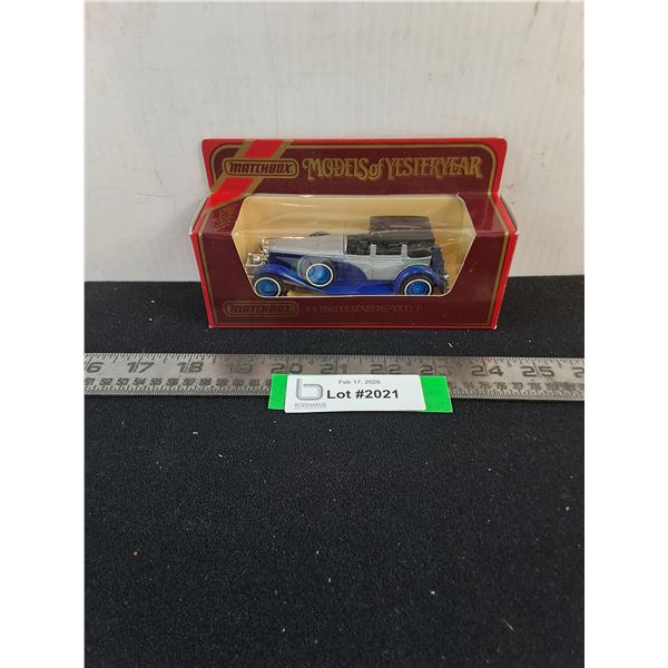NIB Matchbox "Models of Yesteryear" Y-4 1930 Duesenberg Model 'J'