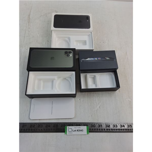 (3) Empty iPhone Boxes