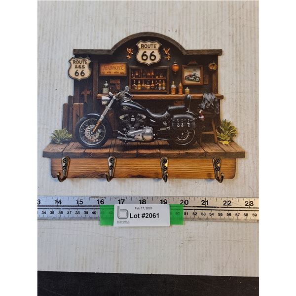 Route 66 Motorcycle Key Holder