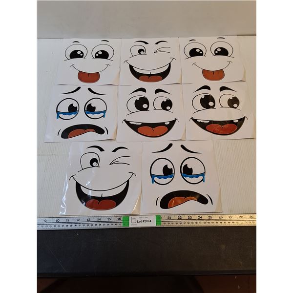 (8) Face Stickers