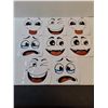 Image 2 : (8) Face Stickers
