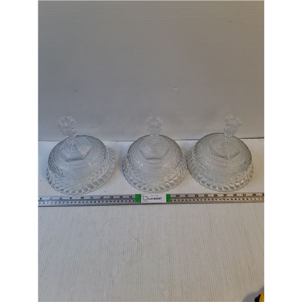 (3) Centerpiece Candle Holder - 7" x 7" - PICK UP