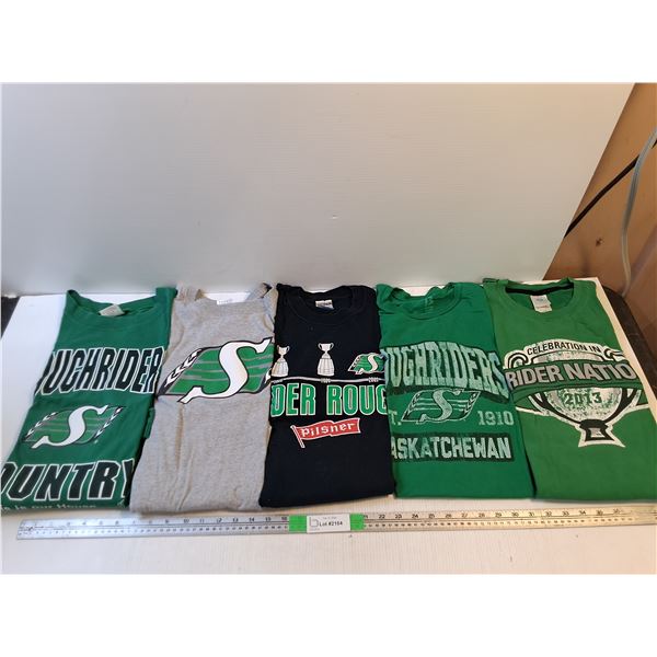 (5) T-Shirts  XL - Roughriders