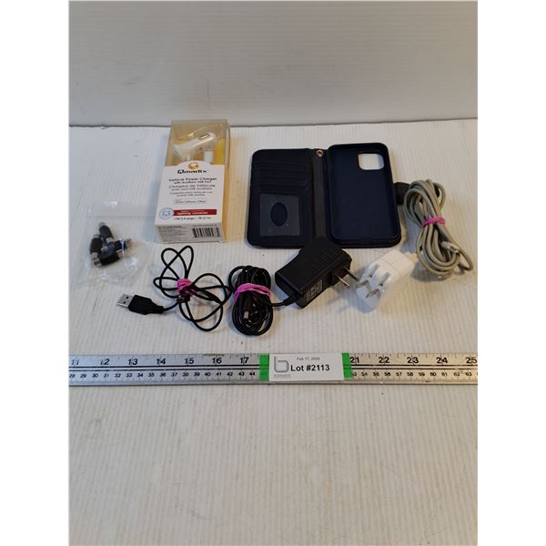 (6) Power/Charge Cabling/Phone Case