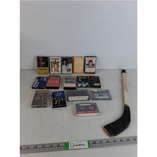 (15) Assorted Cassettes - Keith Whitley, Rock Anthems, As Is and Mini Stick
