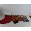 Image 4 : Metal Tuba Christmas Decor, Red Plastic Reusable Bowls, Gift Bag