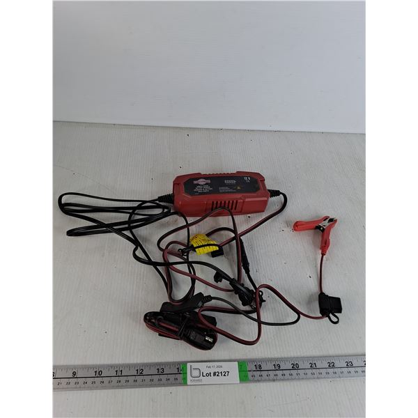 Motomaster Simple Battery Charger- Powers On