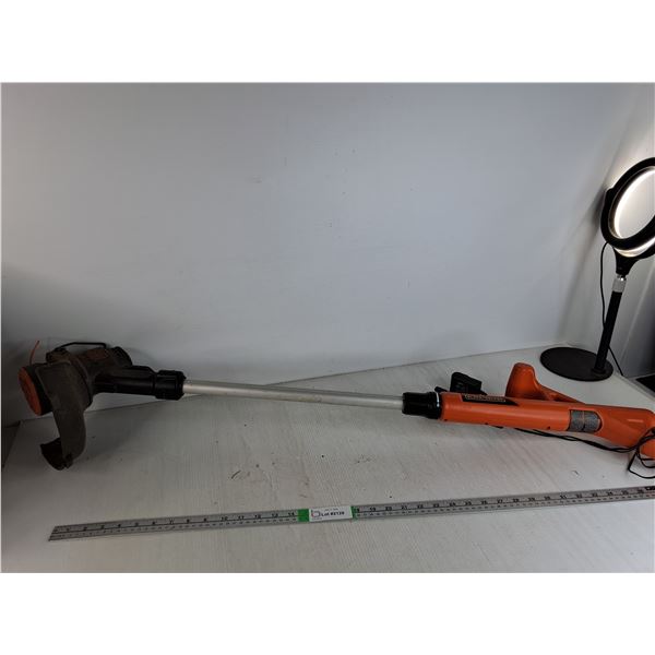 Black + Decker Whipper Snipper- Not Tested, No Battery - PICK UP ONLY