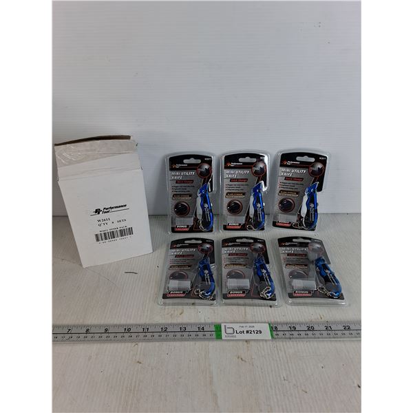 (6) Performance Tool Miniature Utility Knife- NIB
