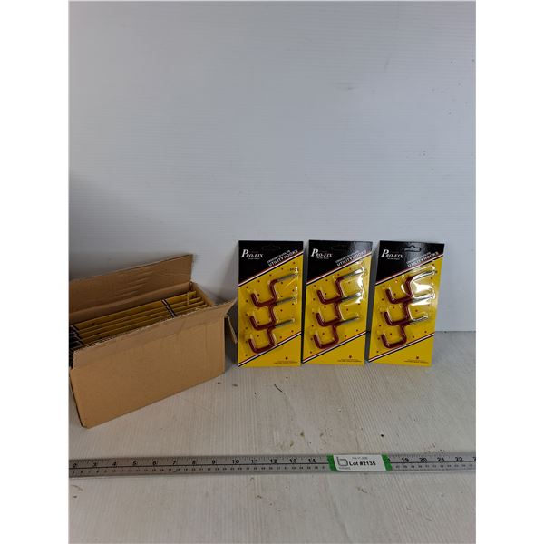 (12) Packs of Pro-Fix Utility Hooks- NIB