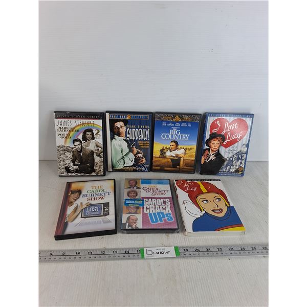 (7) Assorted DVDs- The Carol Burnett Show, I Love Lucy, As Is