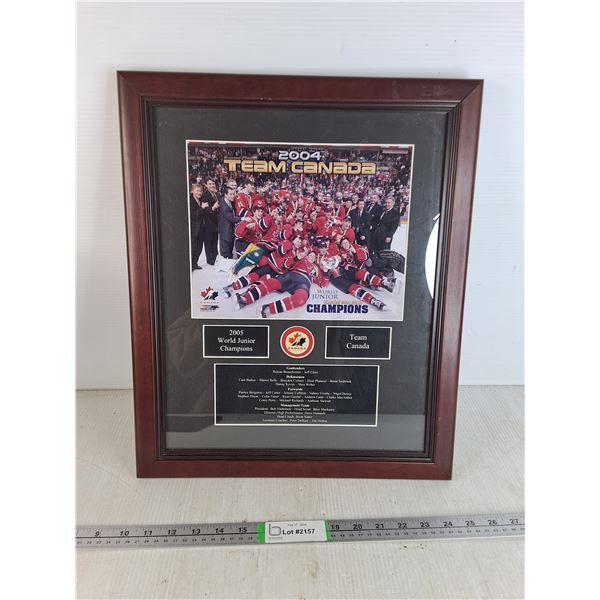 Team Canada- Framed Picture, 15x18