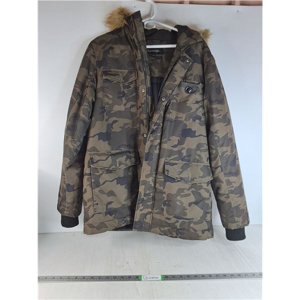 Men Winter Jacket- George, Size M, Zipper Works