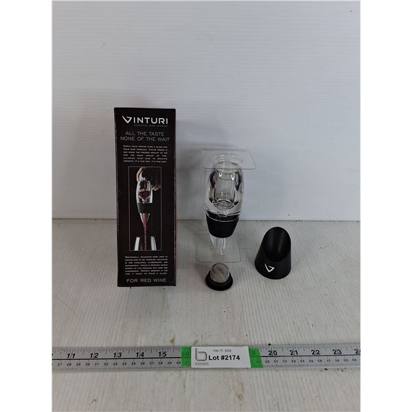 Vinturi Wine Aerator- Lets Wine Breathe, As Is