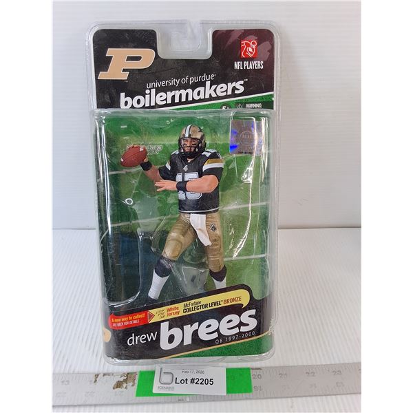 Drew Brees University of Perdue Boilermakers Figurine- Sealed