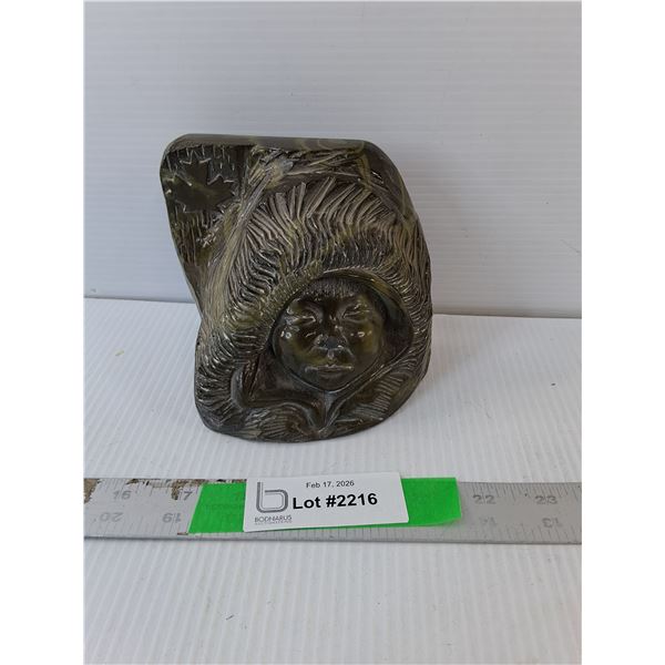 Inuit Style Soapstone Figurine
