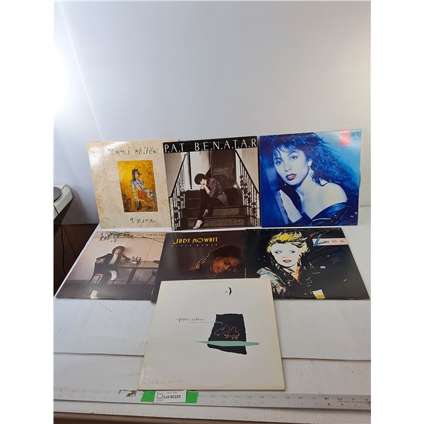 (7) Records- Pat Benatar, Judy Mowatt, Leo Sayer, Misc.
