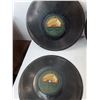 Image 4 : Vintage Records- The Virginians, Harold Harvey, Misc. & Brass Desk Clock- As Is