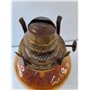 Image 2 : Glass Oil Lamp 8.5", No Chimney