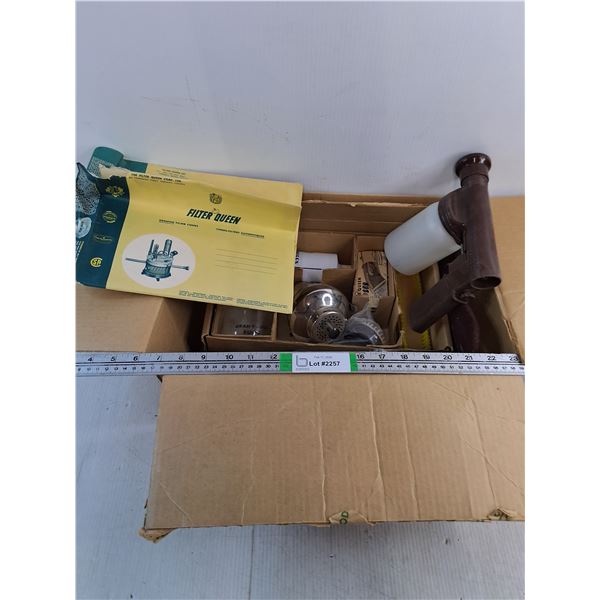 Box of assorted Filter Queen Vacuum  Accesories - PICK UP