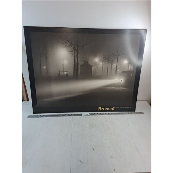 Brassai Framed Art Print 40x28 "Brouillard,Ave de-L-Observatoire" - PICK UP ONLY