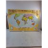 Image 1 : Map of the World-Corrugated 38x27 - PICK UP ONLY