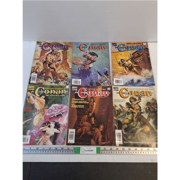 (6) Comic Books- Conan