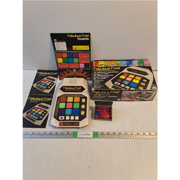 Fabulous Fred Ultimate Electronic Game- Powers On-As Is