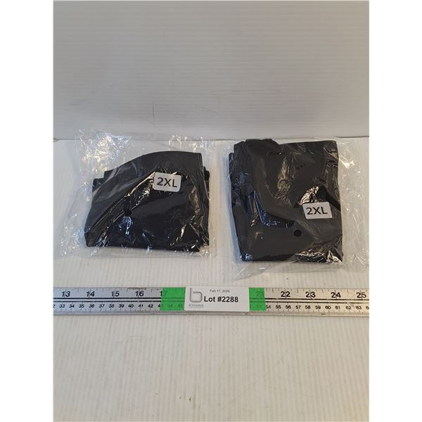 (2) Compression Socks  - Black