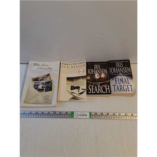 (4) Various Paperback Books (Haddock, Miller, Johansen)