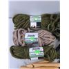 Image 2 : Assorted Spindle Yarns Tubular Tufts & Crochet Sticks