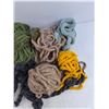 Image 4 : Assorted Spindle Yarns Tubular Tufts & Crochet Sticks