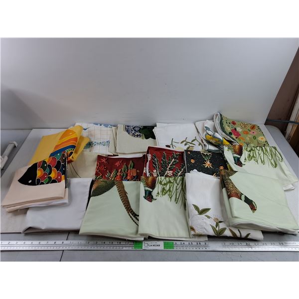 (17) Pillows Cases 17" x 17"