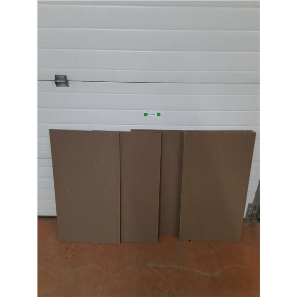 *(6) Wood Panels 36" x 20" x 1/2" - PICKUP ONLY