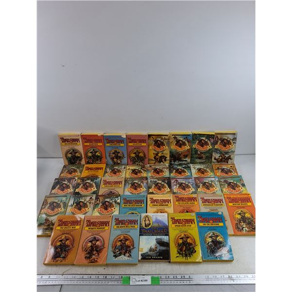 Assorted The Trailsman Books - Mesquite Manhunt, Tomahawk Justice, Blood Oath