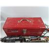 Image 10 : Stack On Metal Tool Box, Inductive Timing Light, Pencil Engraver, Wrenches, Misc Hardware & Tools