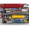 Image 4 : Stack On Metal Tool Box, Inductive Timing Light, Pencil Engraver, Wrenches, Misc Hardware & Tools