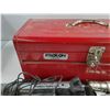 Image 9 : Stack On Metal Tool Box, Inductive Timing Light, Pencil Engraver, Wrenches, Misc Hardware & Tools