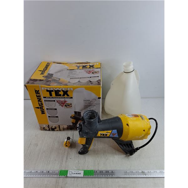 Wagner Power Tex Electric Texture Sprayer - Powers On, As Is
