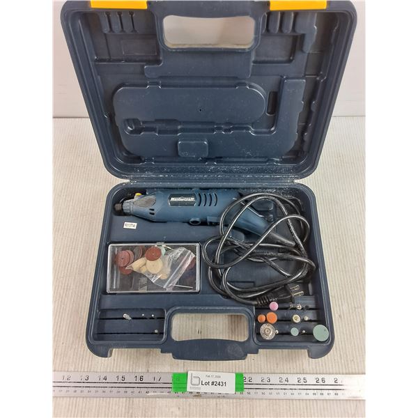Mastercraft Rotary Tool Kit - Powers On, As Is