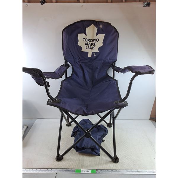 Toronto Maple Leafs Folding Camp Chair 37" x 19" x 31", PICKUP ONLY