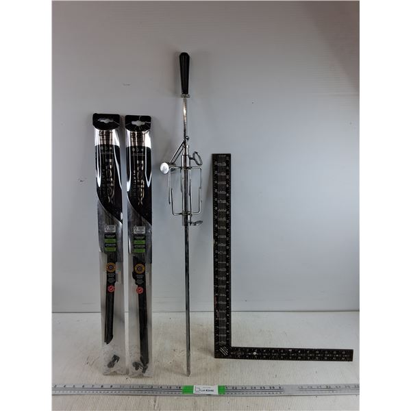 Rotisserie Rod 34", 22" Reflex Platinum Wiper Blades, Carpenters Square - PICK UP