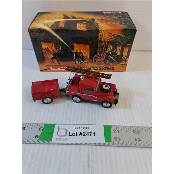 Model Toy- Matchbox Collectables- 1952 Land Rover Auxiliary