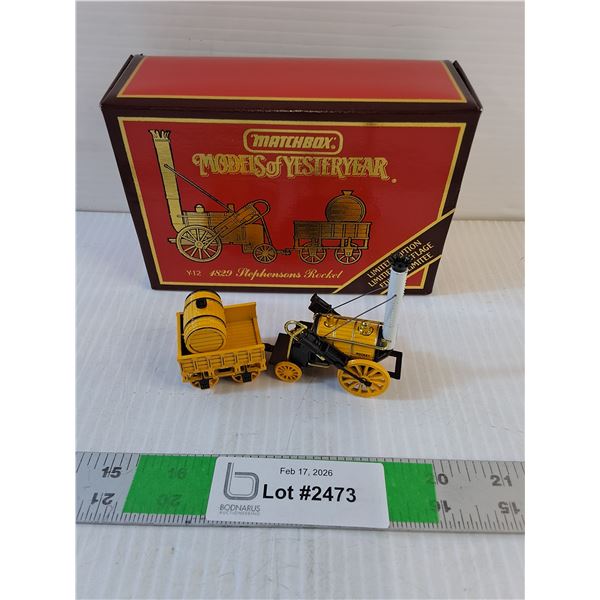 Model Toy- Matchbox Collectables- 1829 Stephensons Rocket