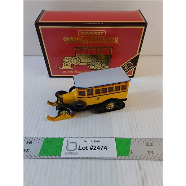Model Toy- Matchbox Collectables- 1923 Scani Vabis Post Bus