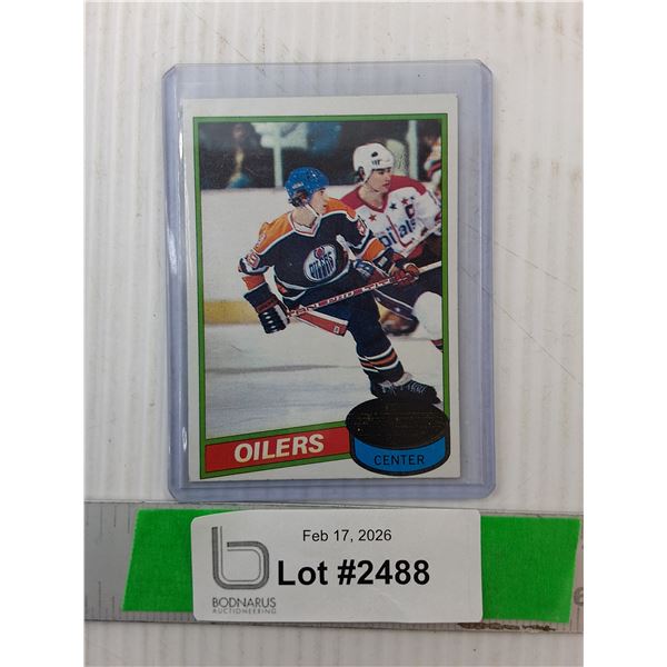 Topps Wayne Gretzky Edmonton OIlers Card, Cannot Authenticate