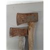 Image 2 : (2) Vintage Axes with Wood Handles Up to 20", Pickup Preferred